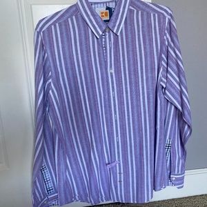 Boss Orange Striped Dress Shirt